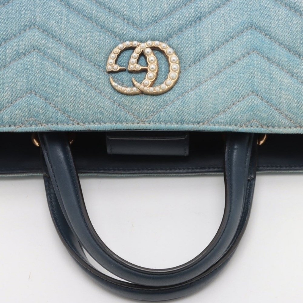Authentic Gucci GG Marmont 2 Way Handbag - Picture 5 of 12